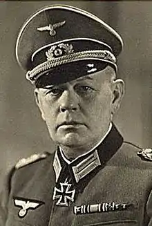 A man wearing a military uniform.