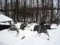 Catholic cemetery near the wooden church