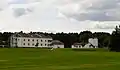 View of the guardhouse, barracks and rescue station