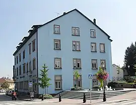 The town hall in Hégenheim