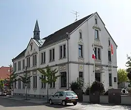 The town hall in Hésingue