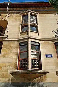 Facade of the Hôtel Otlet