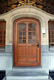 Entrance of the Hôtel Otlet