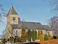 Hørup church in Kjellerup