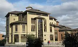 HBOS Offices, Lovell Park Road (originally red brick, reclad)