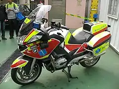 Hong Kong Fire Services ambulance BMW R1200RT