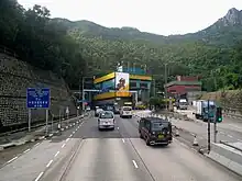 Southern portals of Lion Rock Tunnel