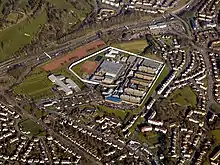 Barlinnie prison from the air (2018)