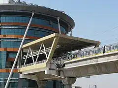 Millennium City Centre metro station on the Yellow Line of Delhi Metro.