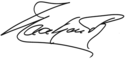 Haakon VII's signature