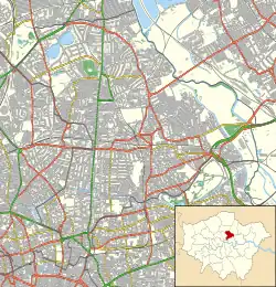 St Leonard's Hospital, Hackney is located in London Borough of Hackney