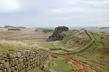 Image 17Remains of Hadrian's Wall (from History of England)