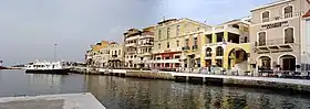 Part of Agios Nikolaos' promenade