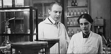 Image 28Otto Hahn and Lise Meitner in 1912 (from Nuclear fission)