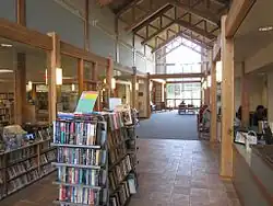 Interior view of the Haines Borough Public Library, taken in October 2010.