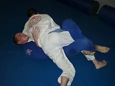 The half guard position