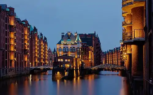 Speicherstadt in Hamburg