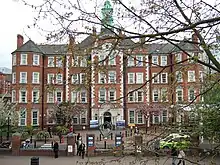 the Hammersmith Hospital, formerly known as the Shepherd's Bush Military Hospital.