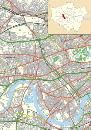 Hammersmith Town Hall is located in London Borough of Hammersmith and Fulham