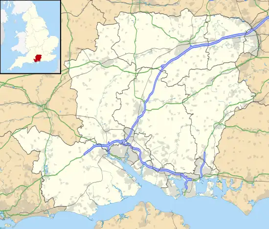 RAF Flowerdown is located in Hampshire