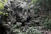 Statues in the grottoes