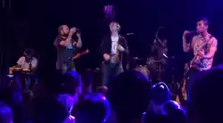 Hank Green and the Perfect Strangers performing in 2016