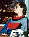 Image 9Swedish teenager with mullet haircut and abstract jumper, 1991. (from 1990s in fashion)