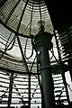 The lantern inside the lighthouse