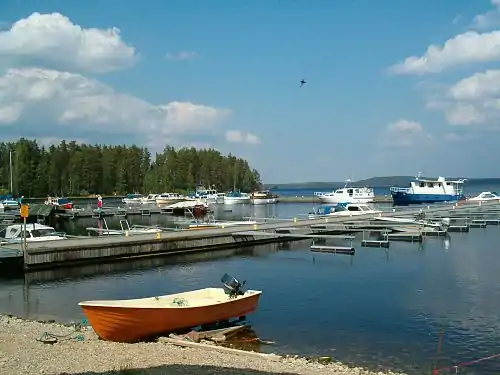 Kermajärvi at Heinävesi harbour