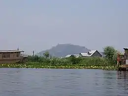 Hari Parbat from Dal Lake, Srinagar.