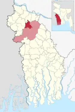 Location of Harinakundu