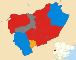 1991 results map