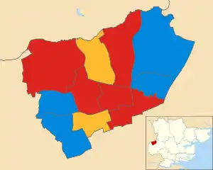 2004 results map