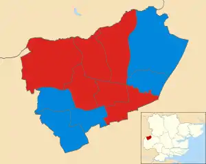 2018 results map