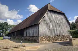 West view of the barn, 2012