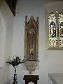 Niche beside the high altar