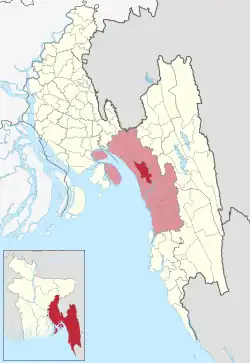 Location of Hathazari