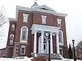 Hathorn Hall in winter