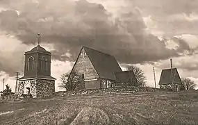 The old Hattula church1926 photo by Kalle Artturi Havas