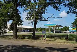 The Valero gas station in Hawk Cove