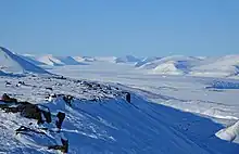 Hayesbreen is a glacier in Sabine Land at Spitsbergen, Svalbard. It is named after American politician and Arctic explorer Isaac Israel Hayes.