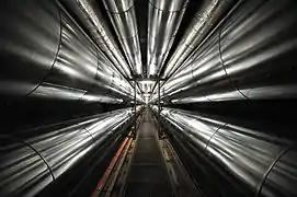 District heating tunnel in Copenhagen, Denmark