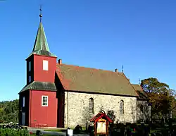 View of the local Hedrum Church