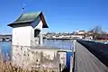 The bridge chapel, Seedamm in the background