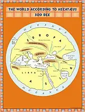 Image 16The world according to Hekatæus, 500 BC (from History of cartography)