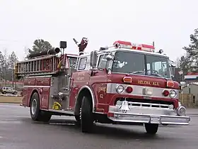 Helena Fire Department Engine 63. This 1980s engine won several awards for appearance and is currently in service as a reserve unit.