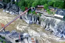 View of Hells Gate from the tram