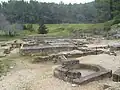 A circular fountain in the Hellenic style, built near the old Agora, or public square (2nd–1st century BC)