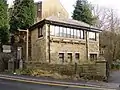 Helmshore Signal Box. Rebuilt as private housing by Alan Dunn in 1990