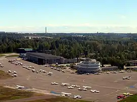 Malmi Airport's field and terminal building